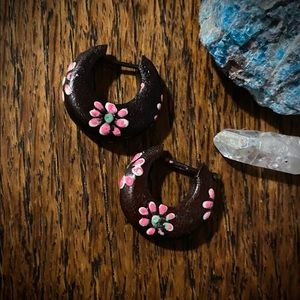 Handmade Boho Wooden Earrings ❤️ Free Add On